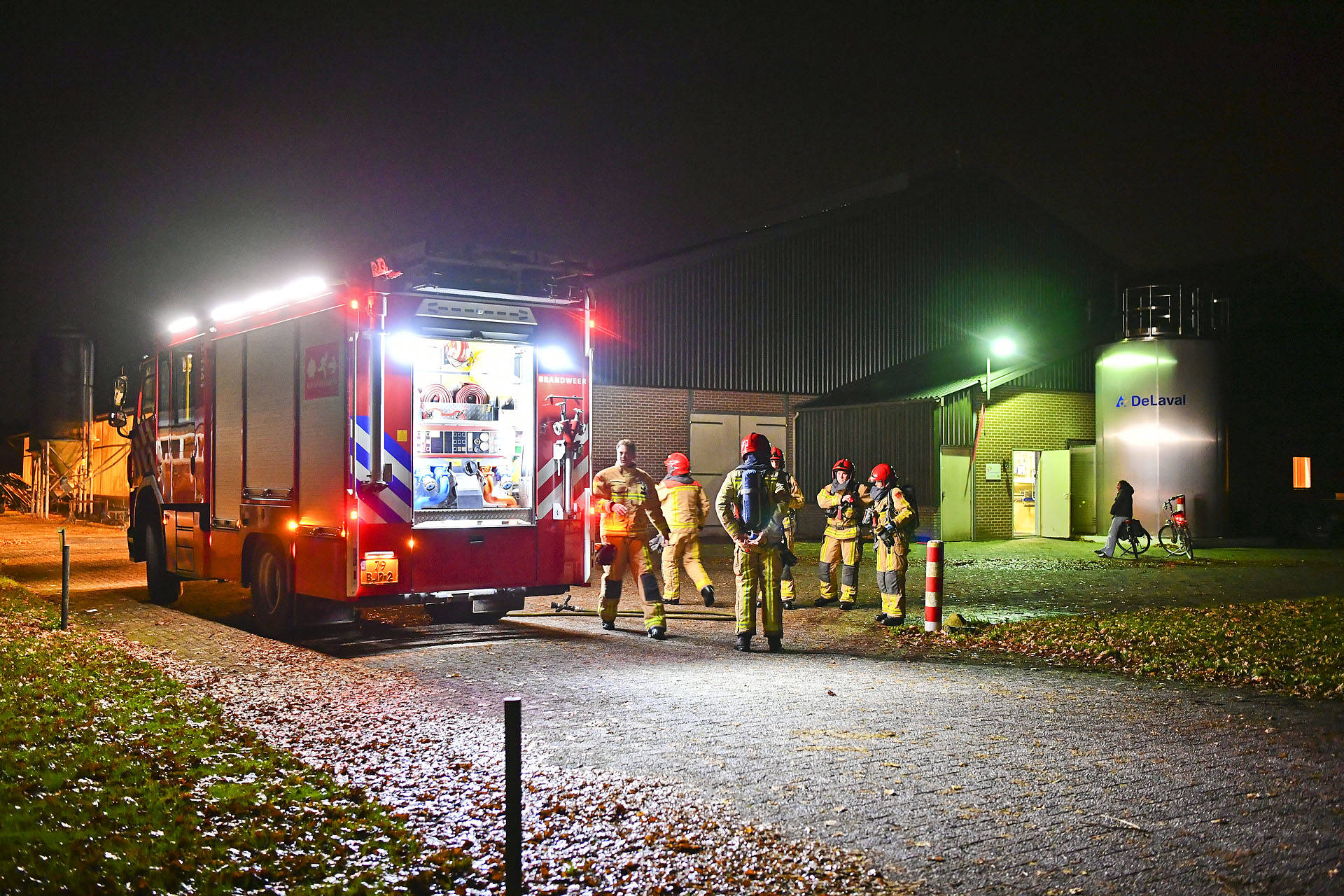 Explosie door mestgassen bij agrarisch bedrijf