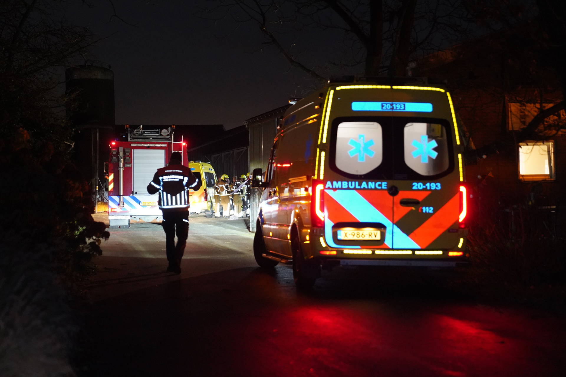 Man overleden bij bedrijfsongeval op boerderij