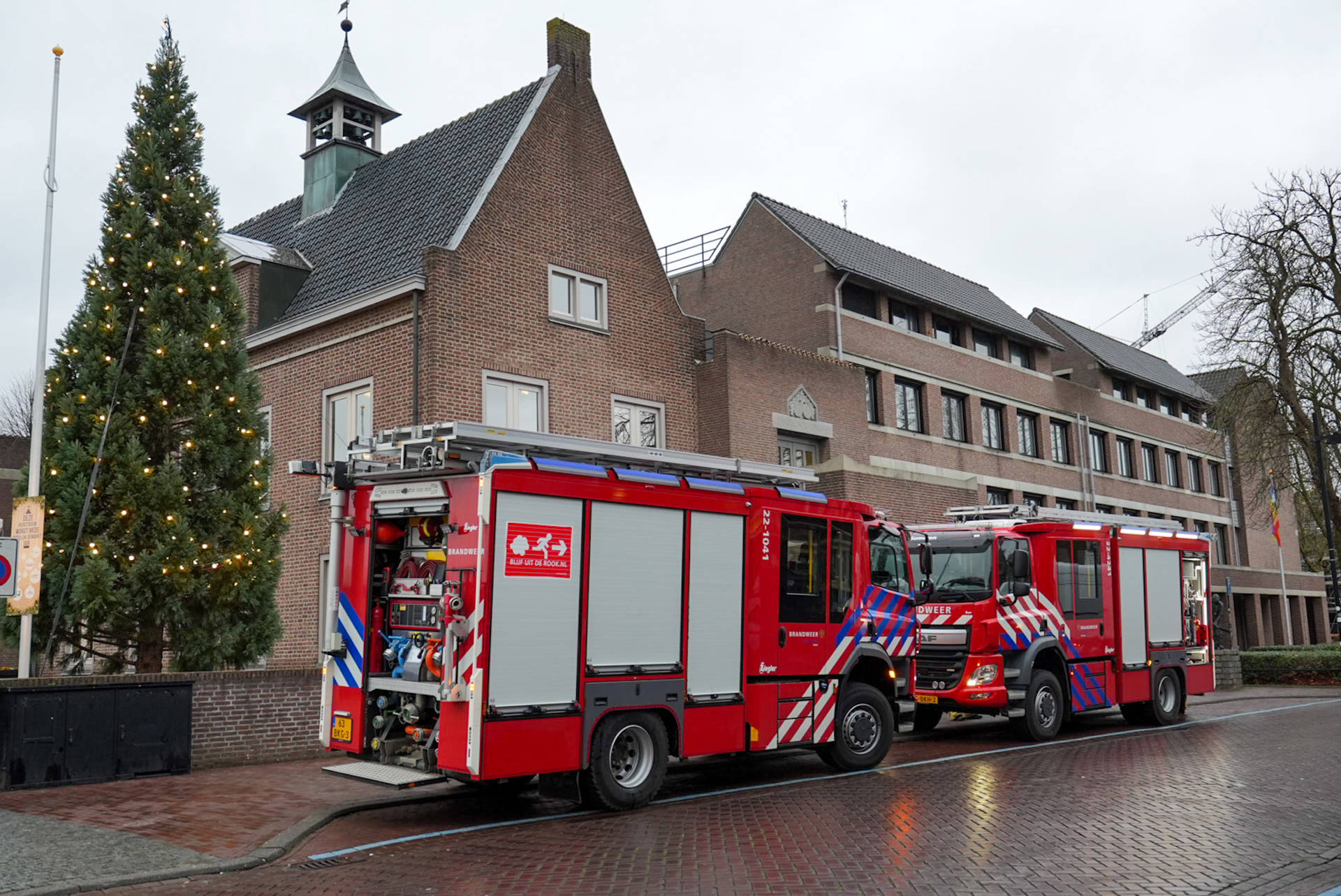 Brand in gemeentehuis