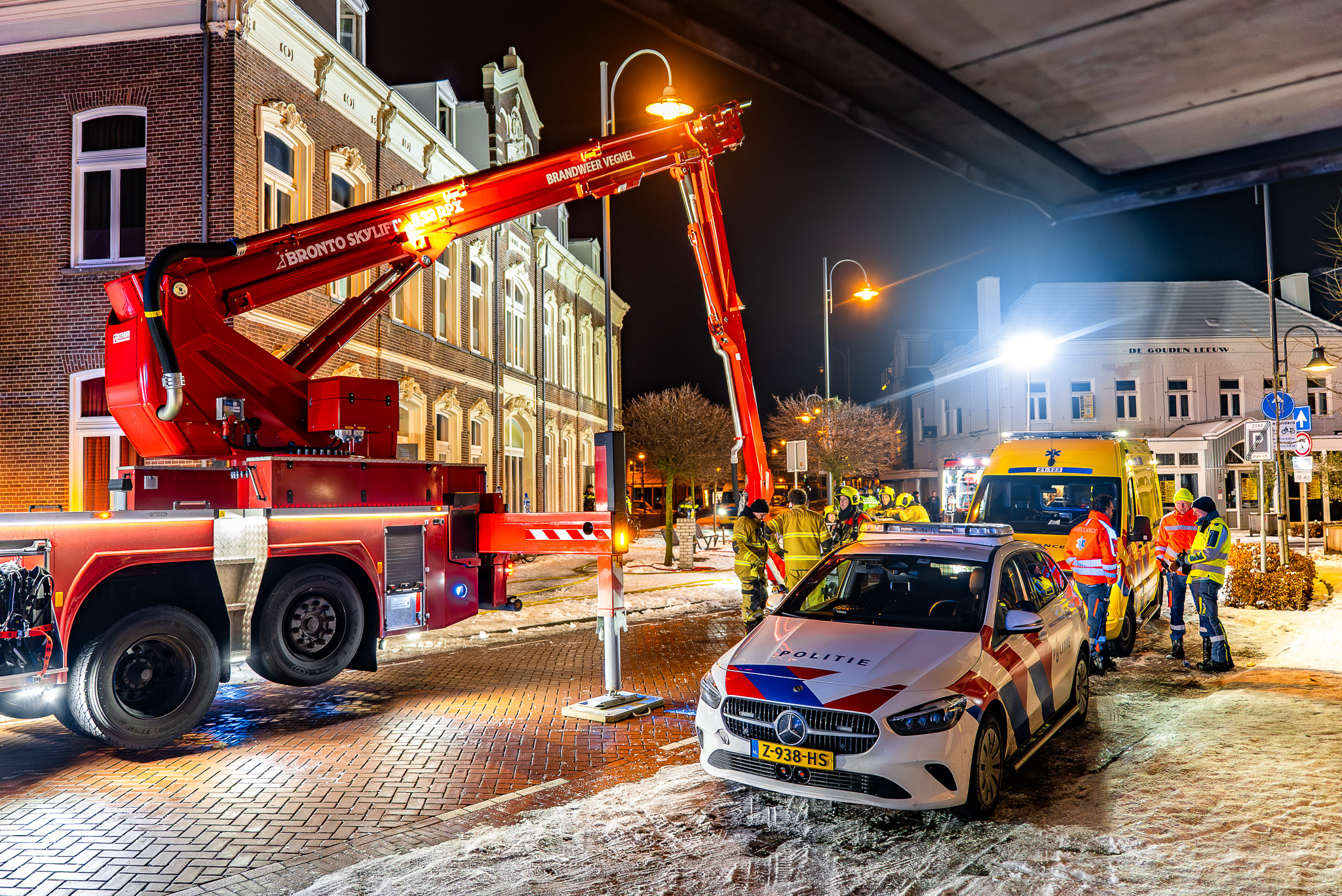 Brand in appartementencomplex, bewoners geëvacueerd