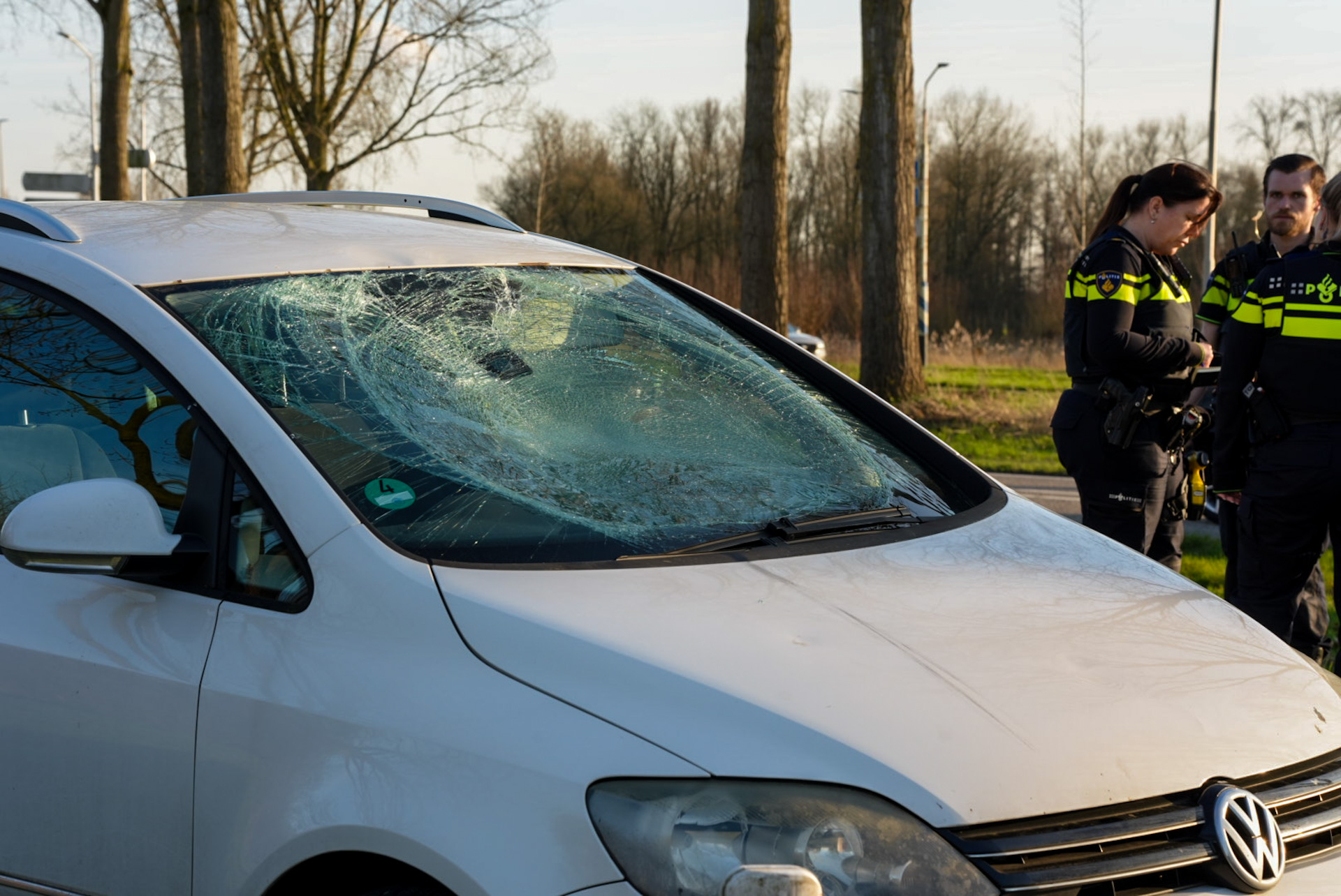 Fietser gewond na aanrijding met auto