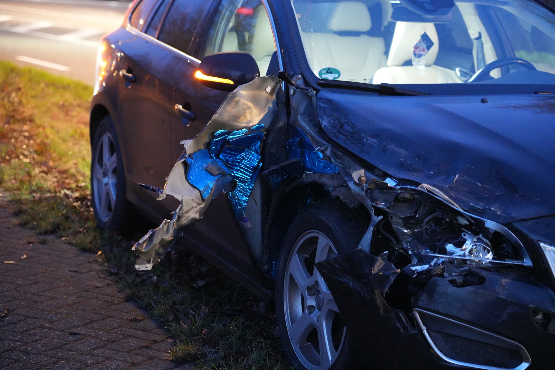 Oudere man gewond door ongeval op kruising