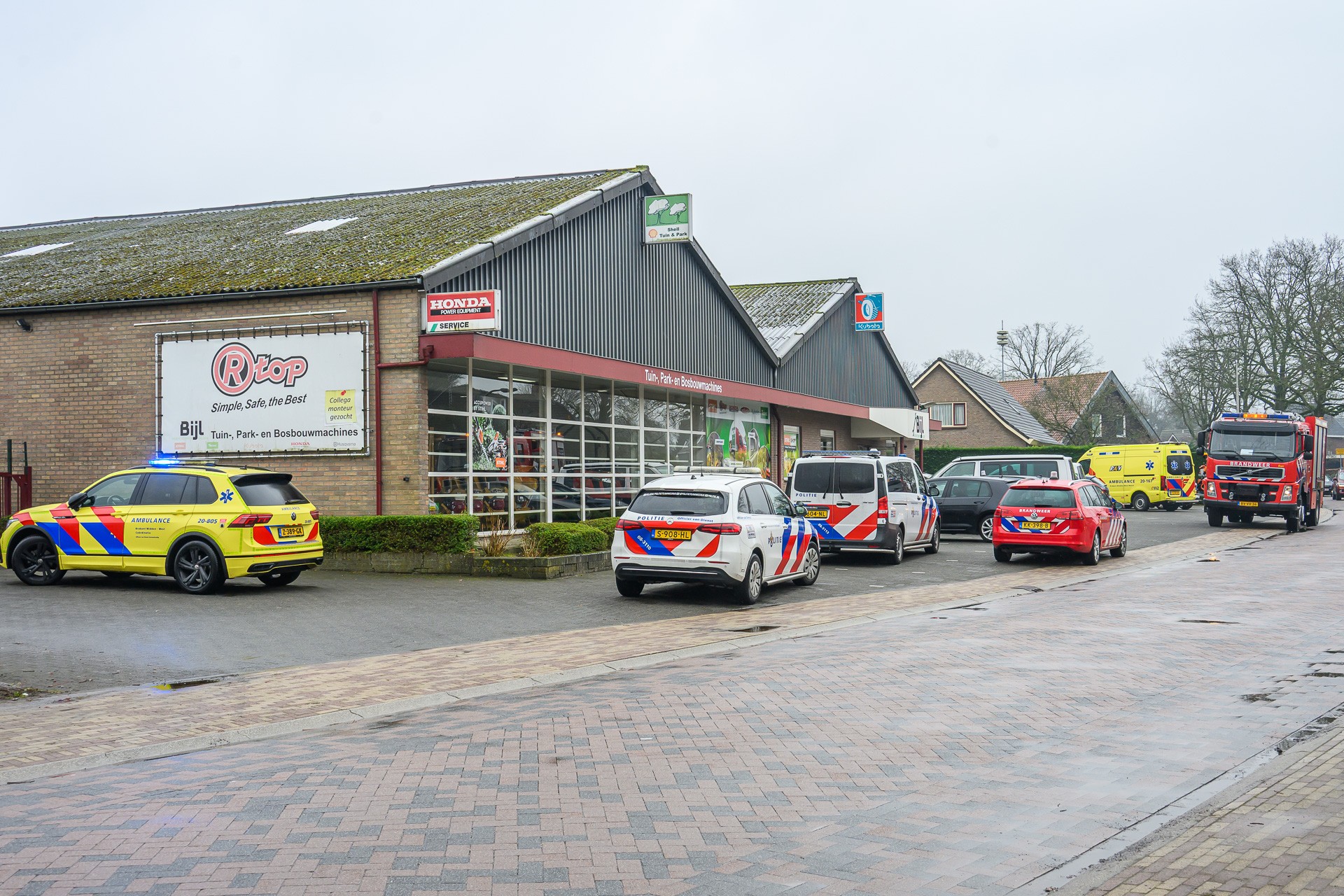 Man (32) gereanimeerd na ernstig bedrijfsongeval