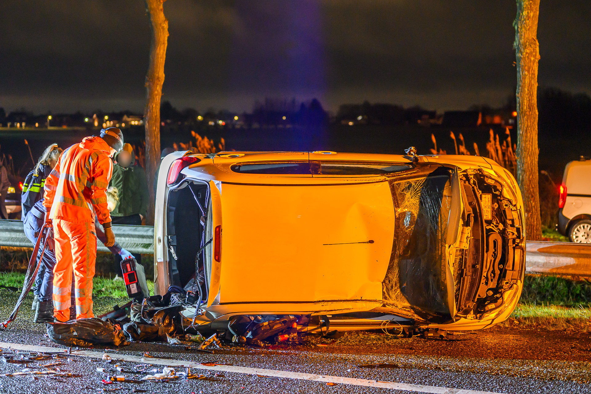 Snelweg dicht na twee ongevallen