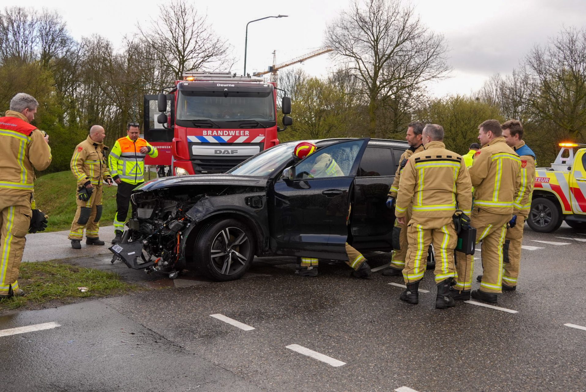 Aanrijding tussen twee personenauto’s