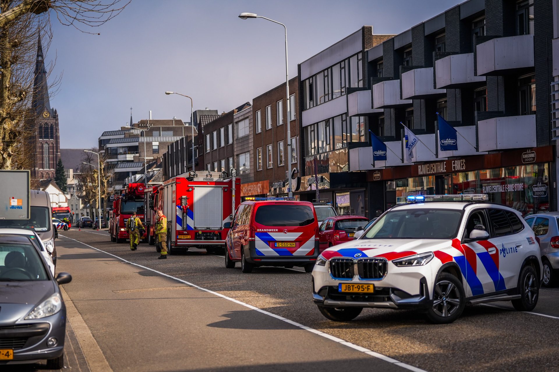 Woningbrand in appartement boven winkel