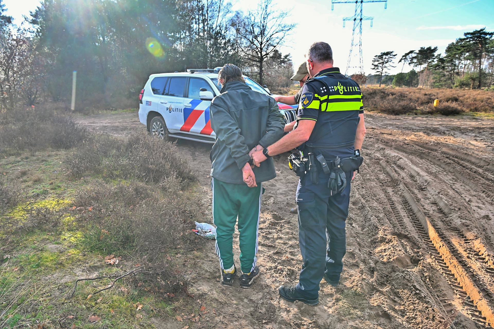 Verdachte aangehouden bij bosbrand