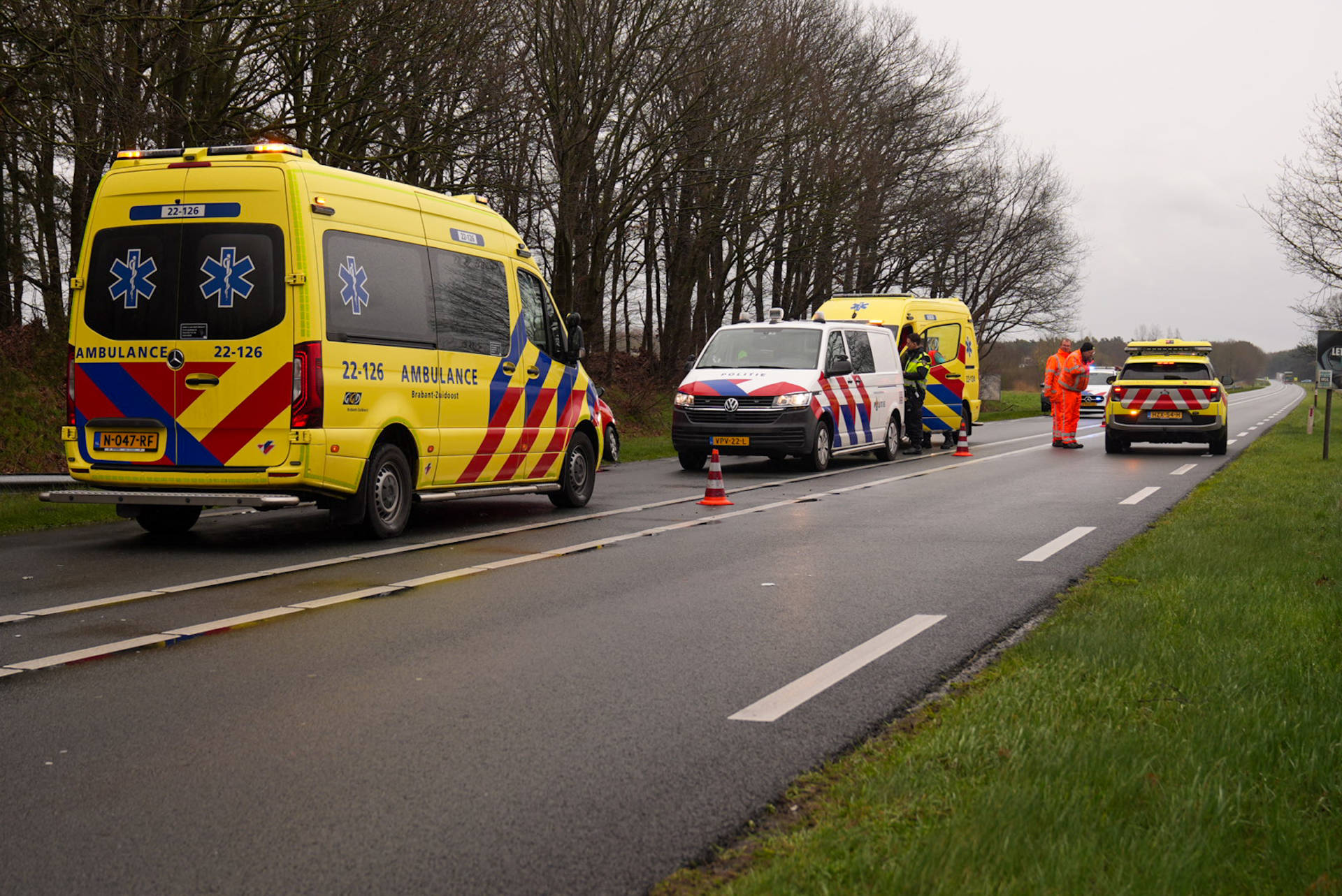 Dode bij ongeluk op provinciale weg