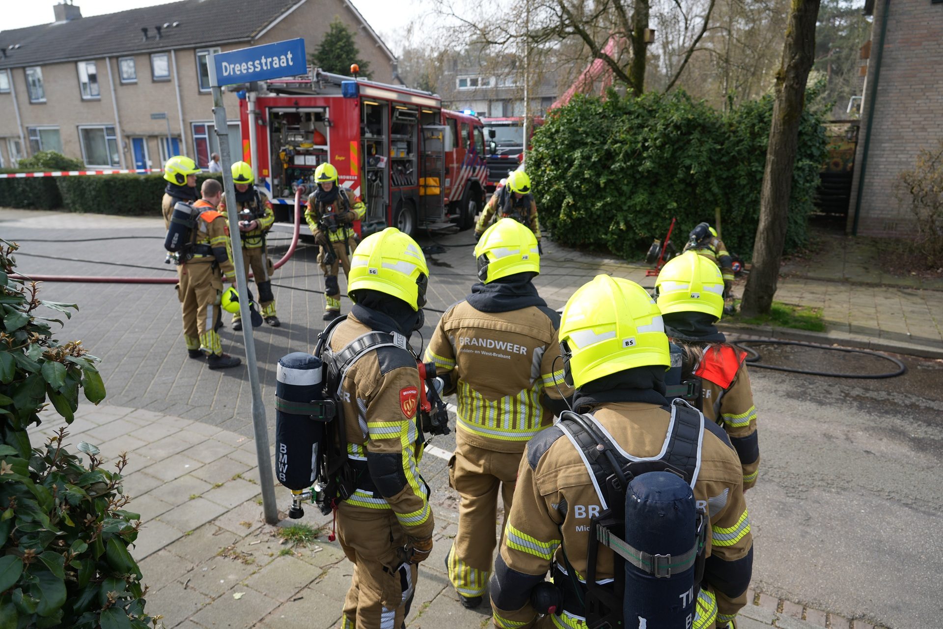 Brand in meterkast van woning