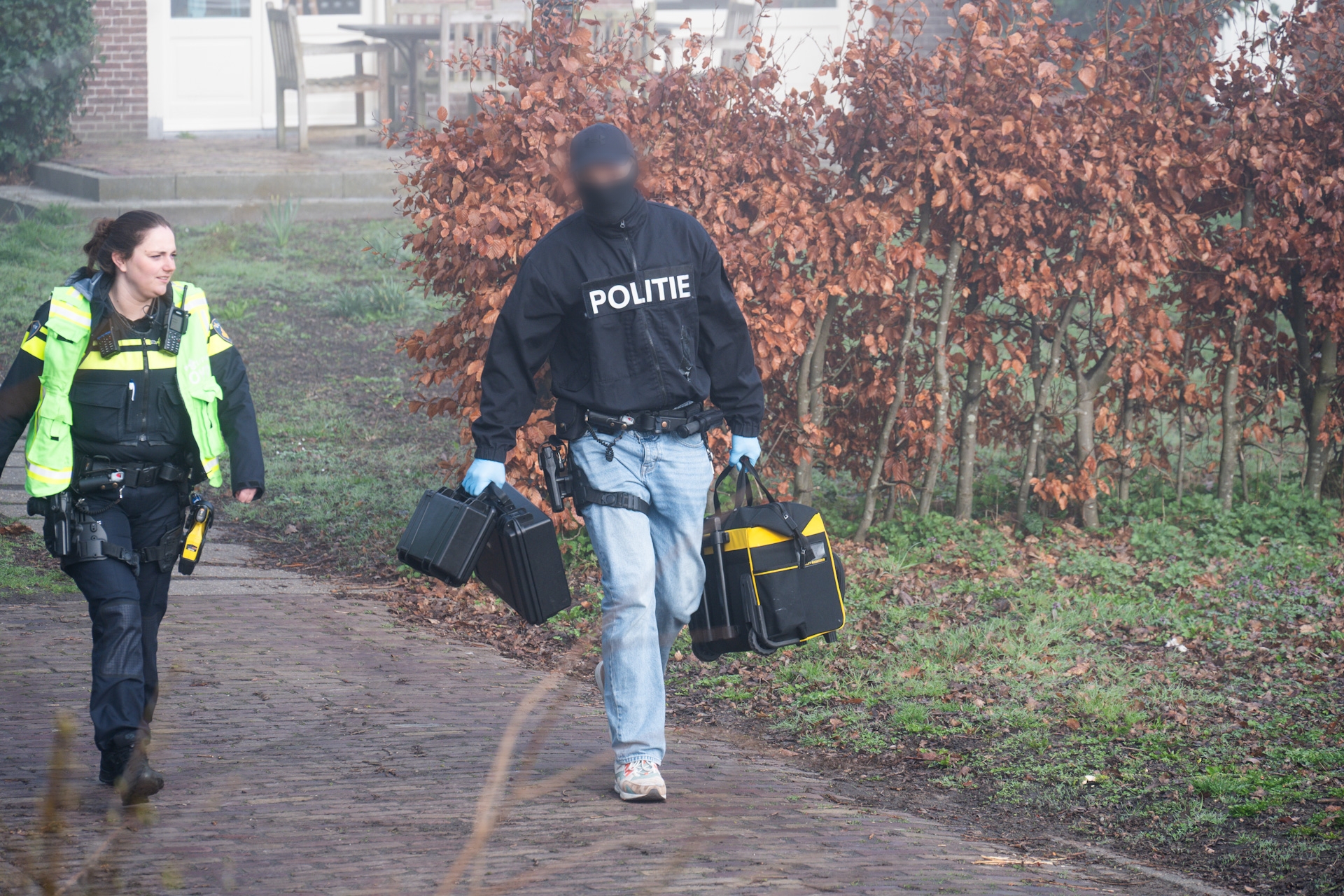 Gevaarlijke stoffen gevonden in bijgebouw