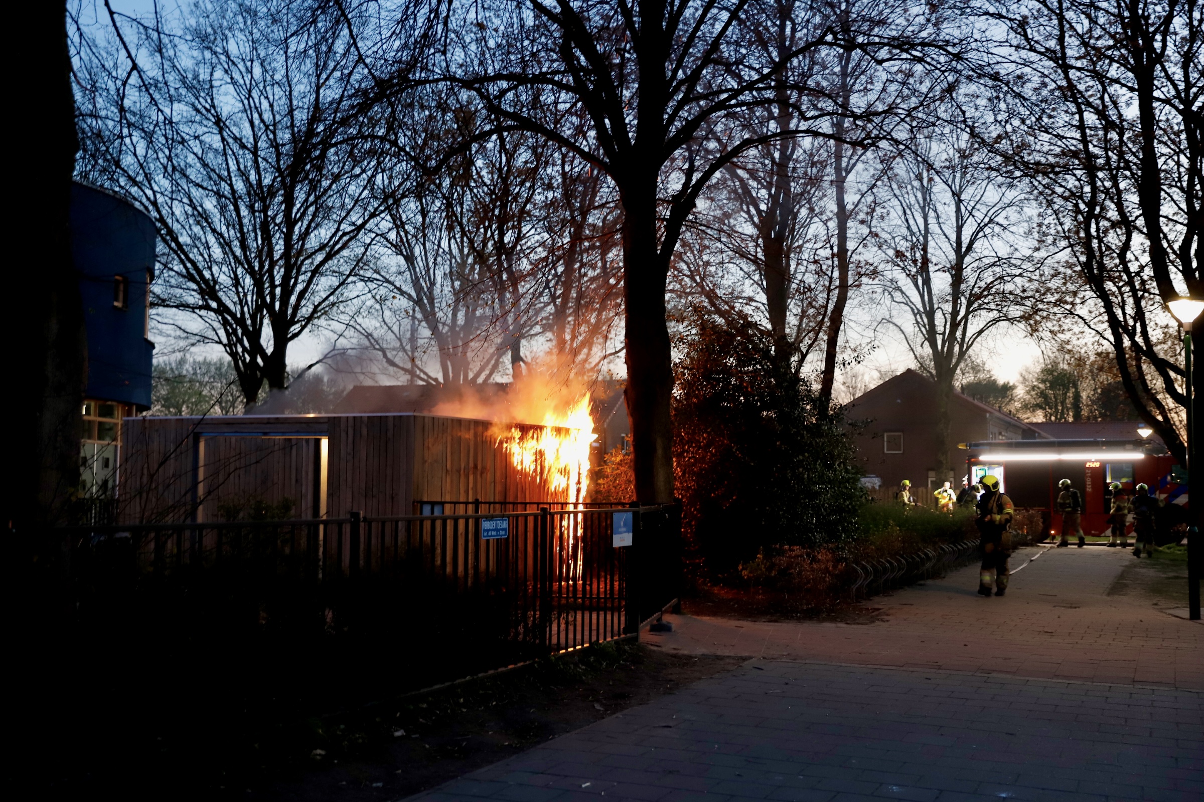 Derde brand in drie dagen tijd rondom basisschool