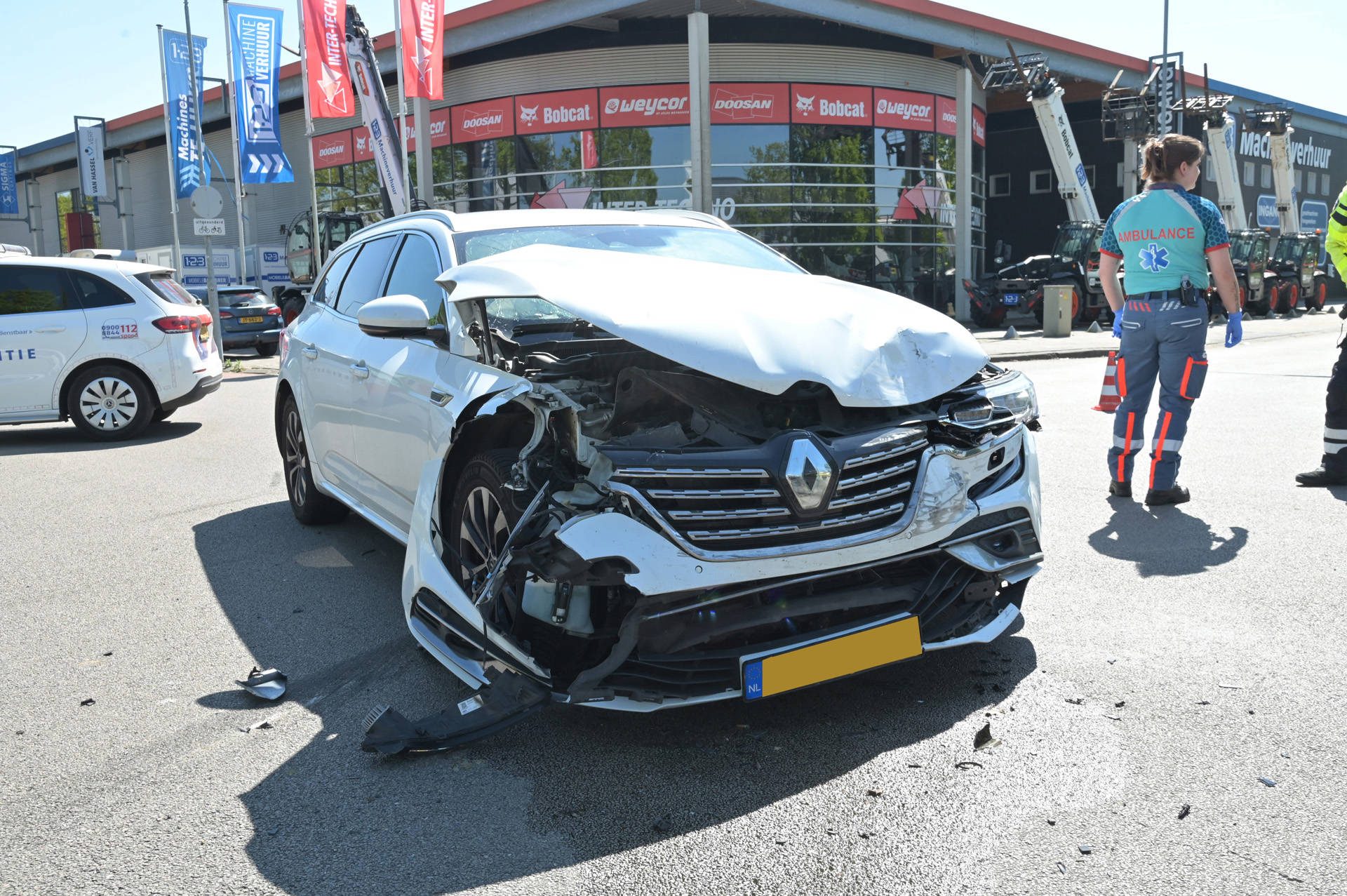 Veel schade na ongeval