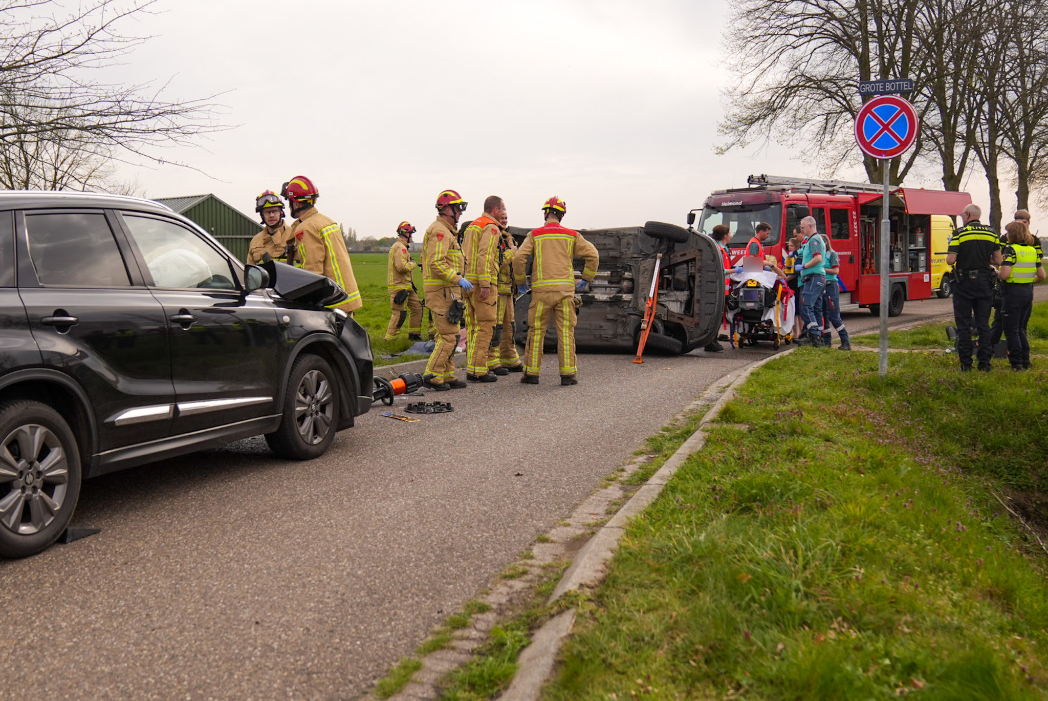 Drie kinderen gewond na aanrijding