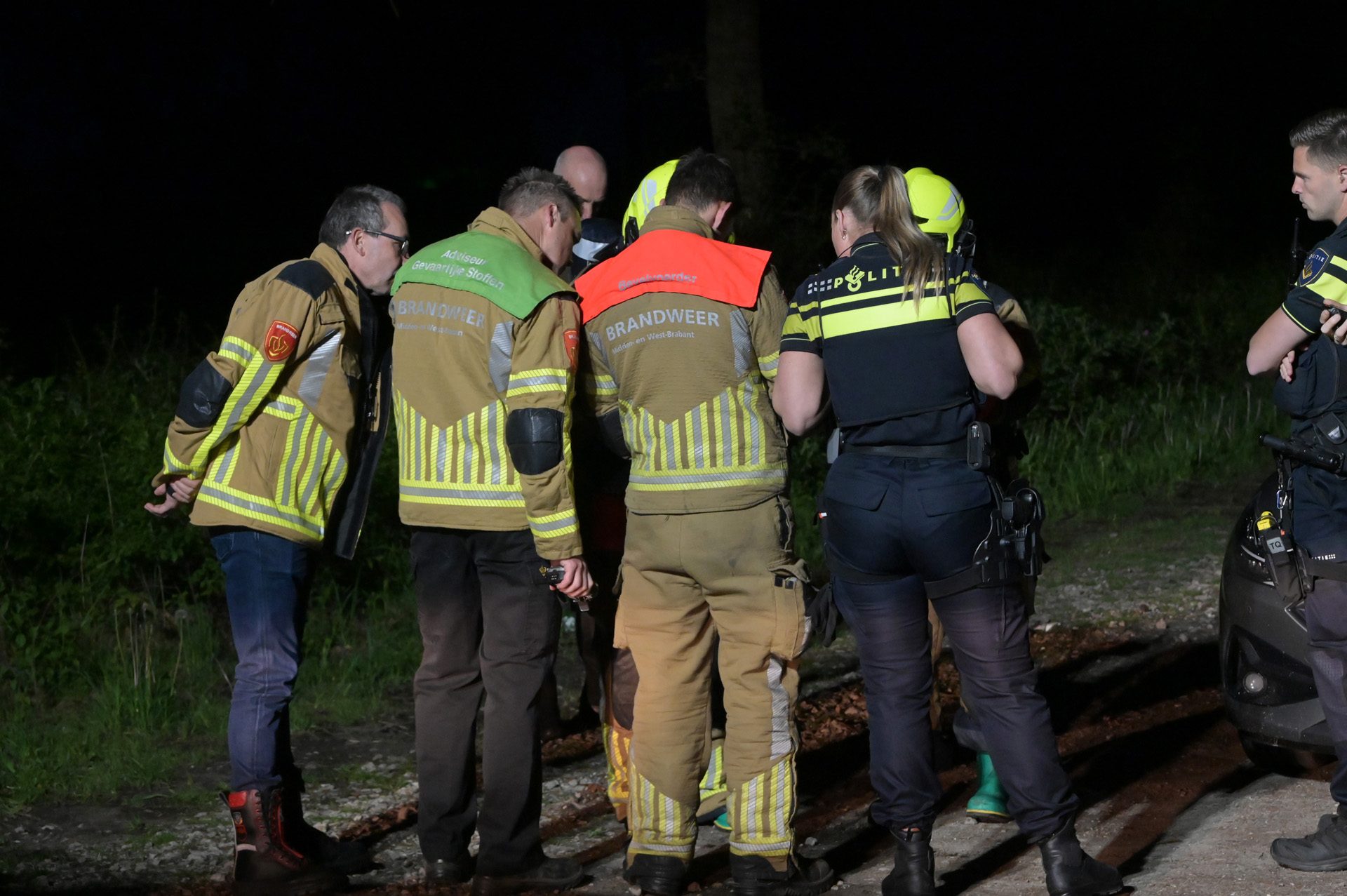 Groot onderzoek na aantreffen vuilniszakken op parkeerplaats