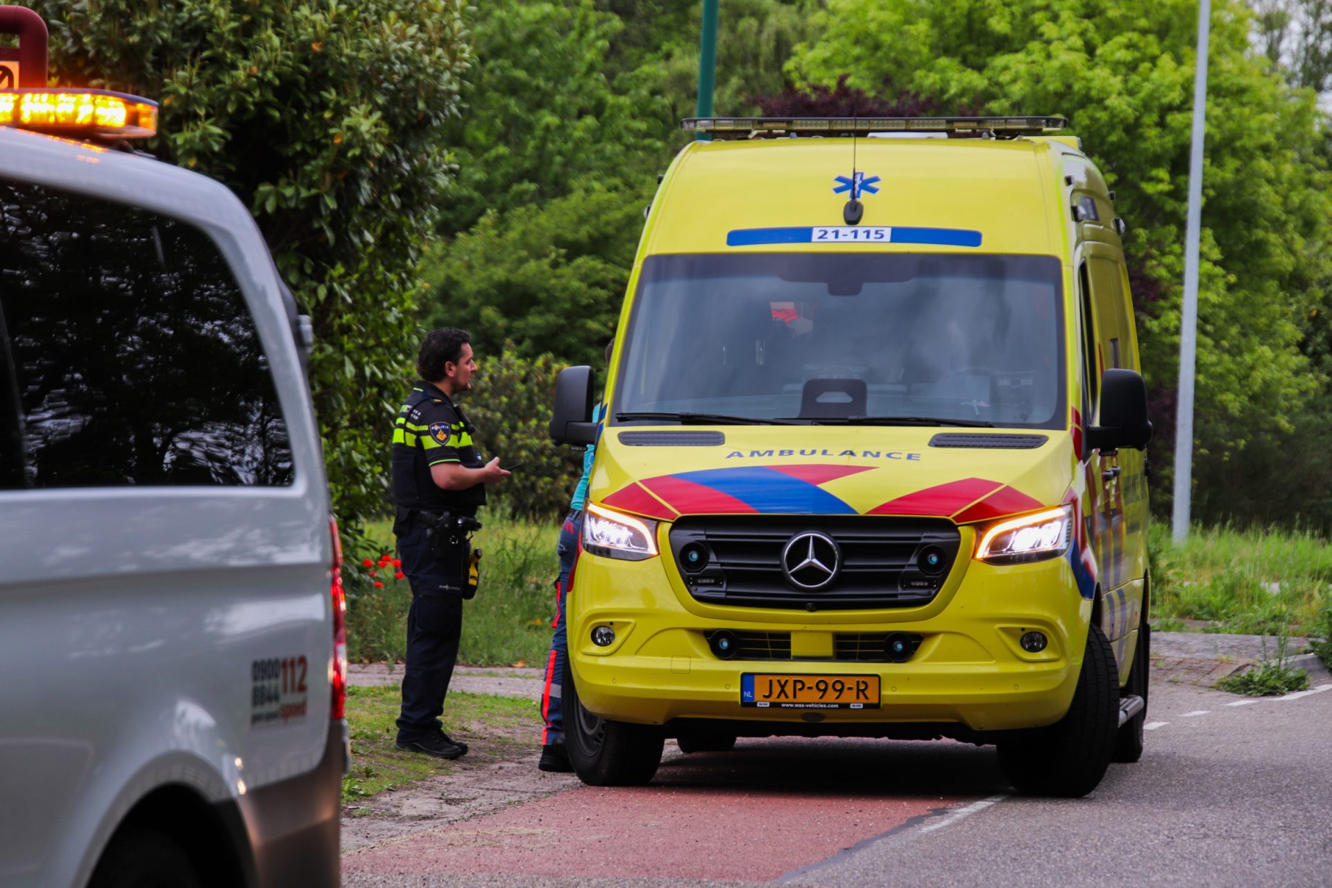 Politie brengt fietser thuis na ongeval