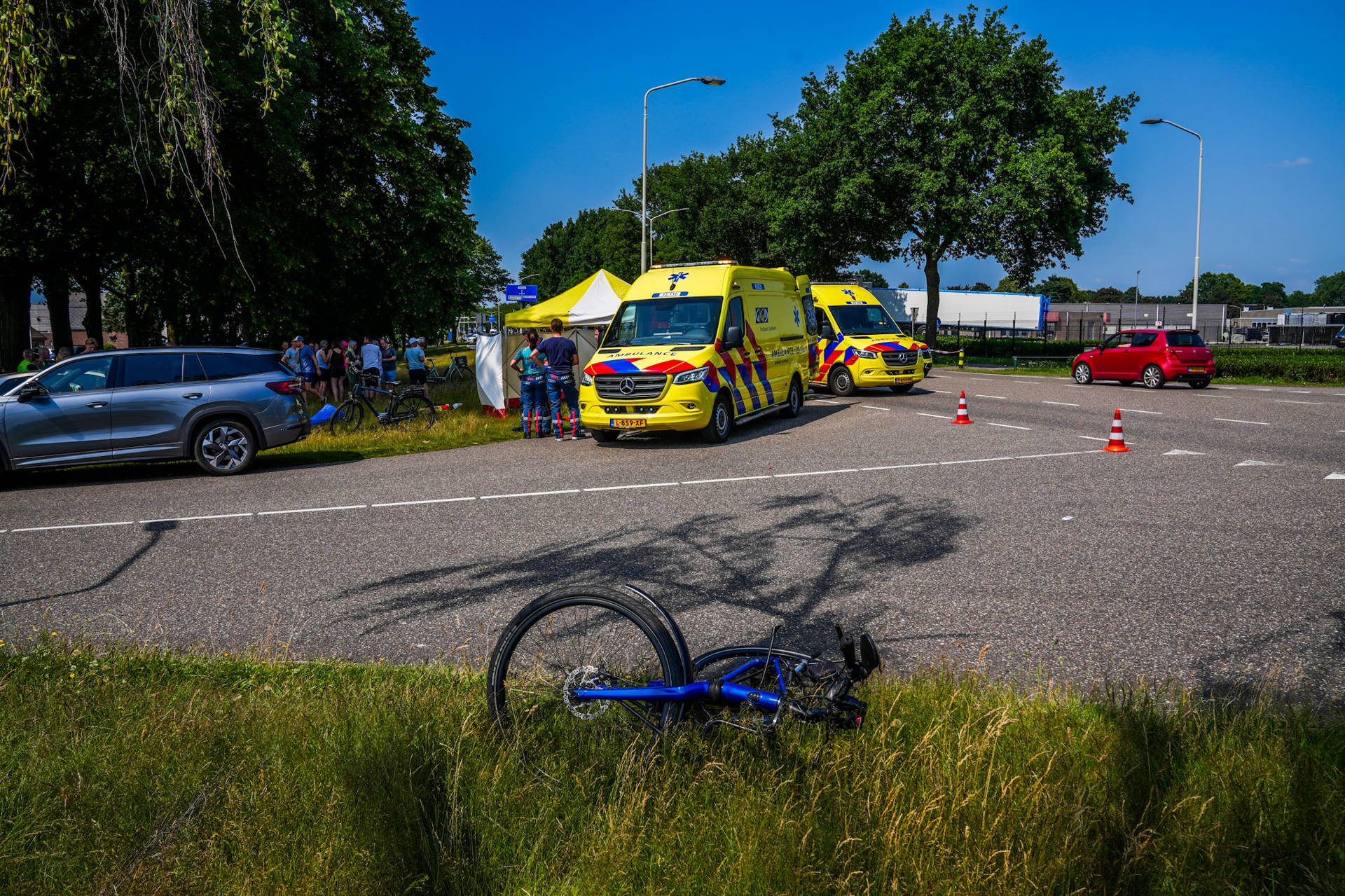 Fietser overleden na aanrijding met auto in Deurne