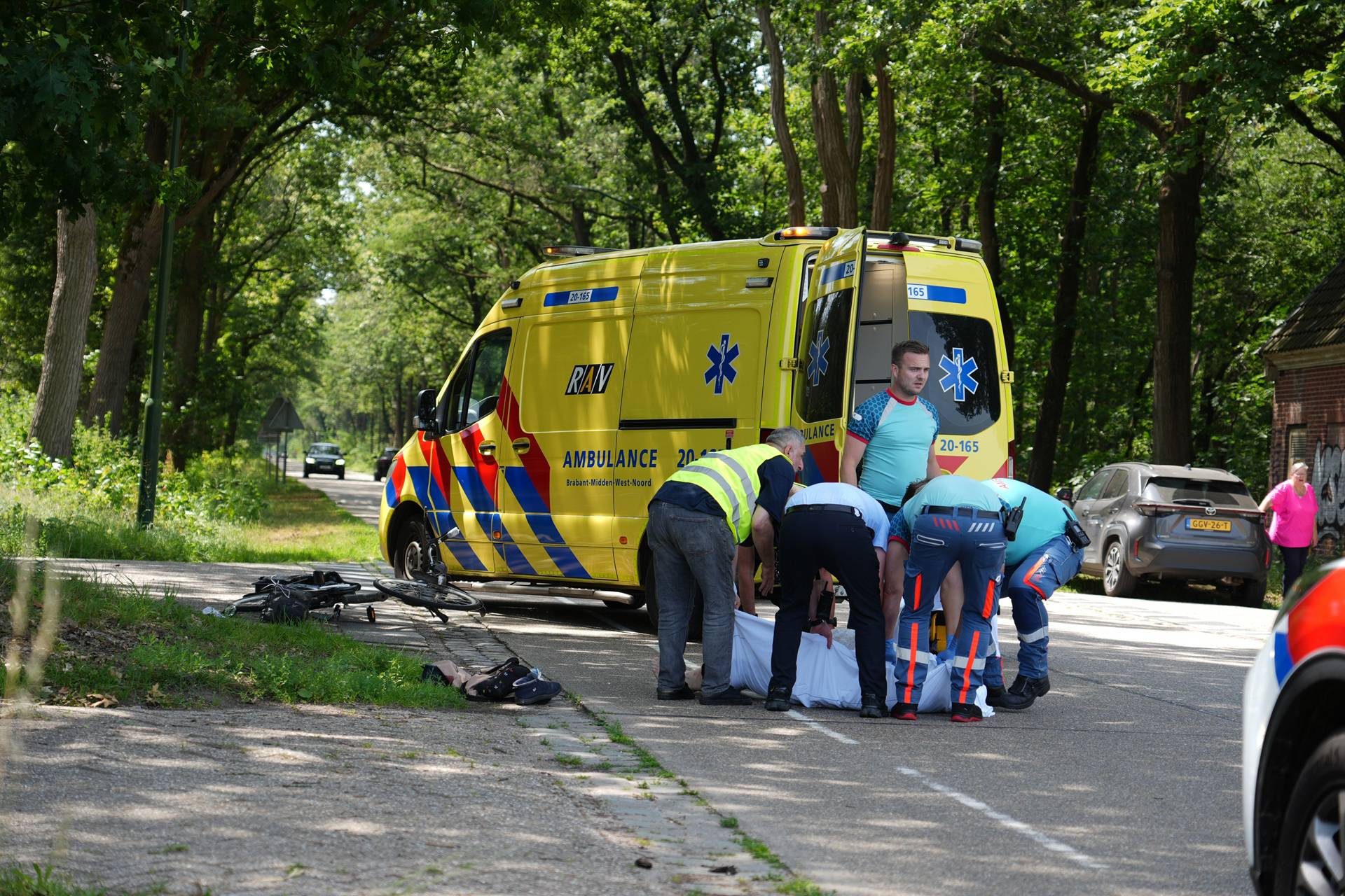 Fietser gewond na ongeval met auto
