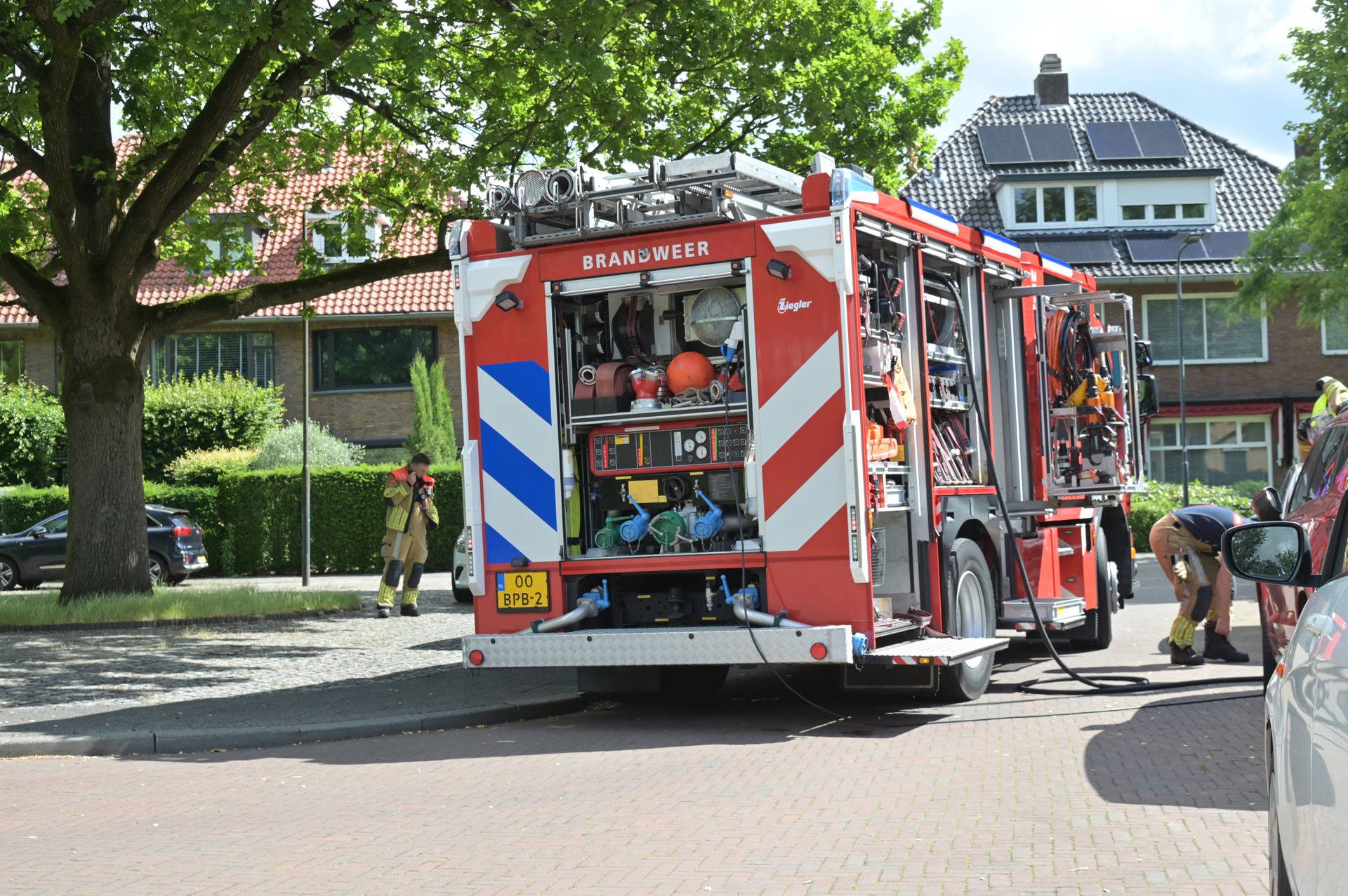 Brand in keuken door vlammende oven: brandweer voorkomt erger