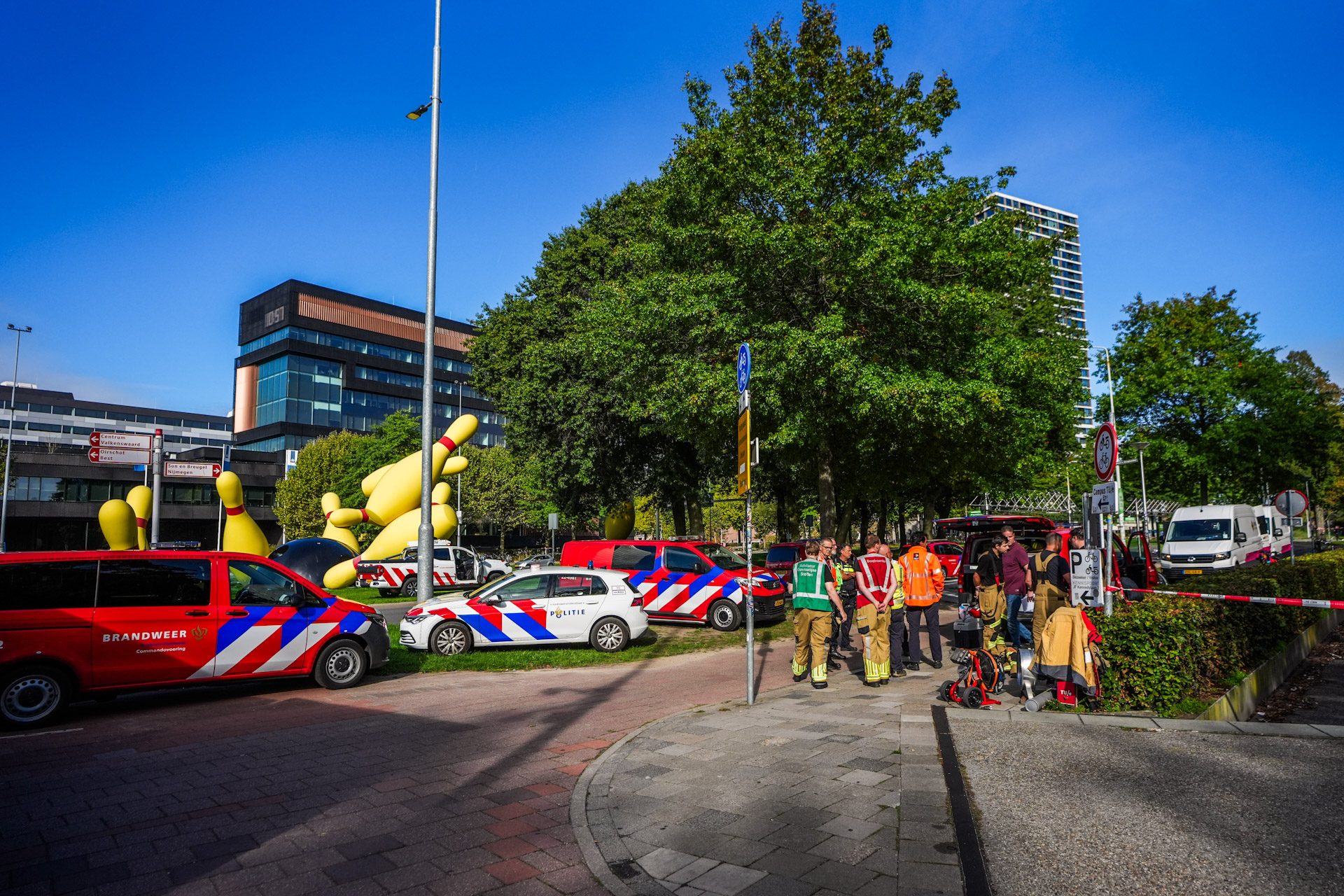 Groot gebied afgezet vanwege gaslek
