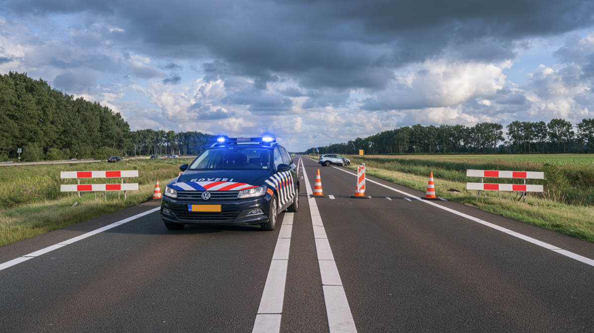 Daarom blijft een weg na een ongeval afgesloten